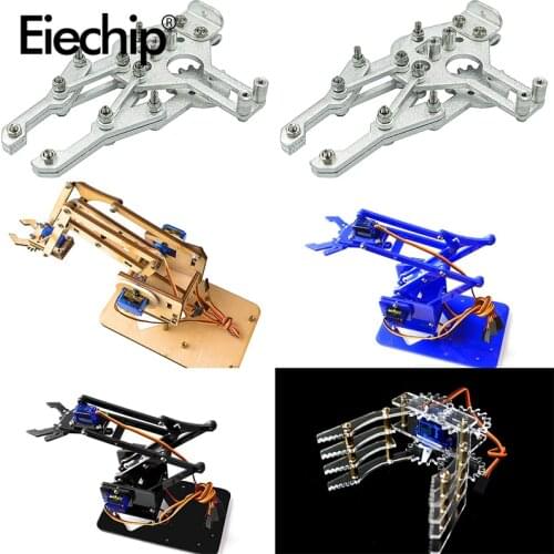 Acrylic Mechanical Arm Robot Manipulator Claw for Arduino Learning DIY Kit Robot