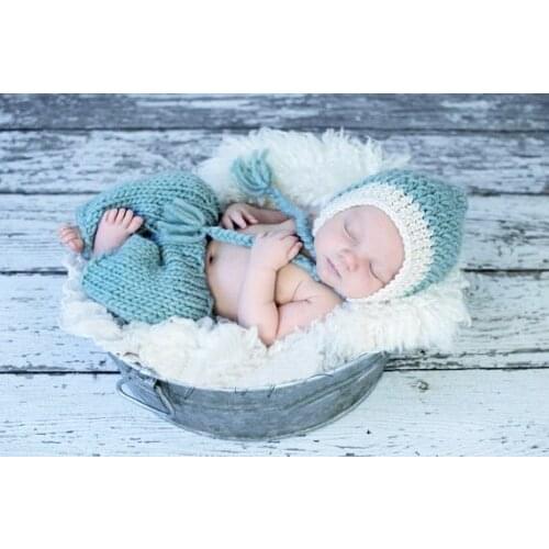 Free shipping, Newborn Baby Handmade ELF Hat & Pants 2 Piece baby Set newborn knitting Photo Props size:0-1m,3-4m