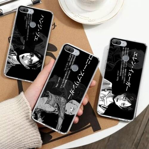Attack On Titan Anime Phone Case For Huawei Honor 9 8A 8S 8X 7X 7A 20 10 Lite Pro 9X Y9 Y8 Y7 Y6 Y5 V20 V30 10i20i Y9S Coque
