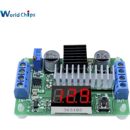 LTC1871 100W 3.5V-30V Power Source Step Up Converter DC DC Boost Converter Adjustable High Power Supply Module Red LED Voltmeter