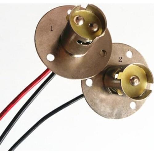 Mix b15 lamp socket with wire for car lighting