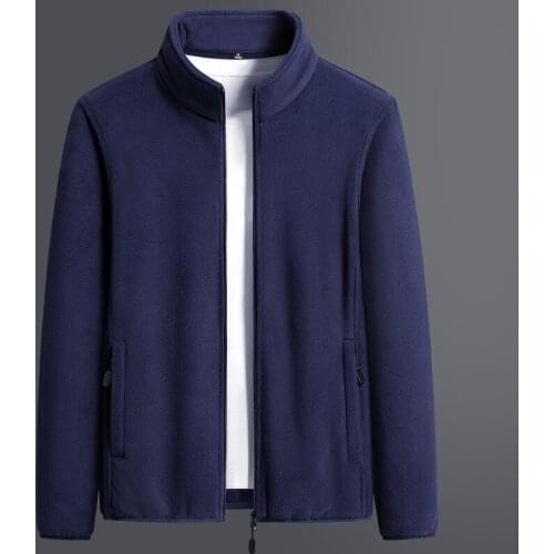 Mens Bomber Zipper Jacket Winter Male Fleece Warm Coats Casual Streetwear Outwear Thick Slim Fit Pilot Jackets Mens Clothing