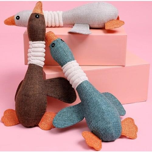 Soft Clean Environment Friendly Linen Noise Dog Bite Nгрушки Cобак Perros Chiens Toys Resistant Pet Molar Plush Puppy