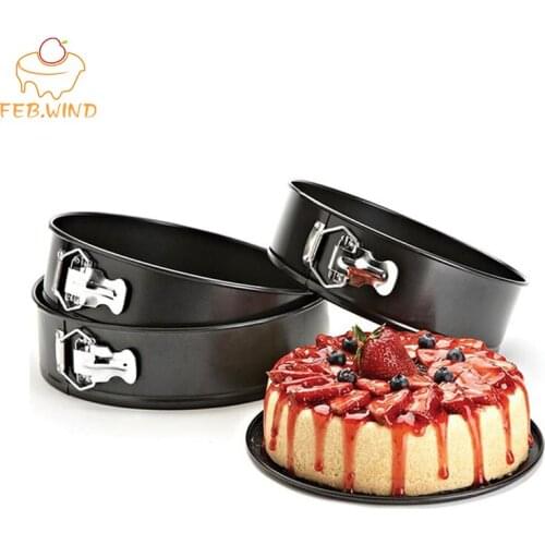 Bakeware Sets Non Stick Removable Cake Mold Ring Stainless Steel Round Cake Pan Moulds for Baking Pastry Tools 221