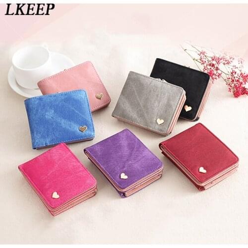 New Woman Wallet Small Hasp Coin Purse For Women Luxury Leather Female Wallets Design Brand Mini Lady Purses Clutch Card Holder