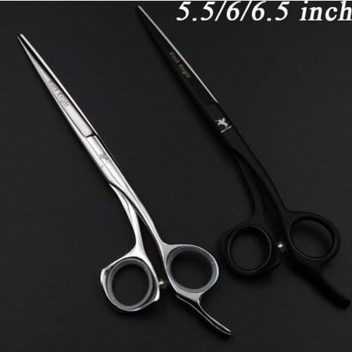Hair scissors 5.5"/6"/6.5" Professional Hairdressing Scissors set Beauty Salon Cutting Barbers Shears Silver/Black