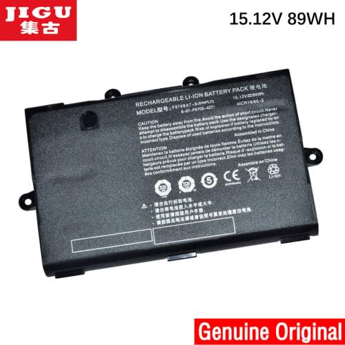 JIGU Original Tablet Battery P870BAT-8 6-87-P870S-4272 For CLEVO P775DM3 P8700S P870DM P870KM FOR HASEE GX9 GX9 Plus GX9 Pro