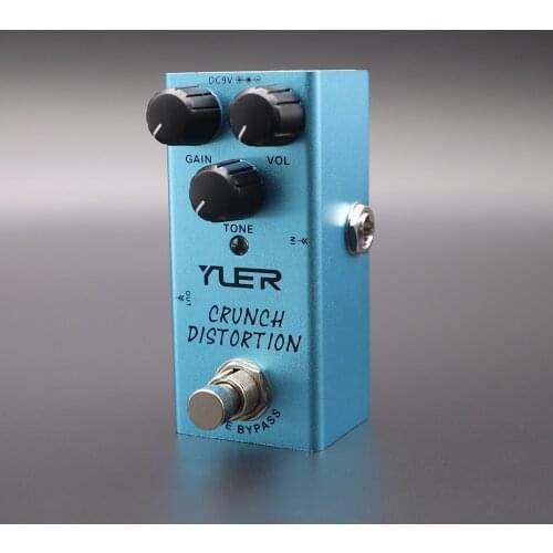 YUER Electric Guitar Effects Pedal Crunch Distortion True Bypass