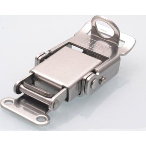 Stainless steel hasp industrial instrument lock buckle cooler box bag machine medical furniture hardware part