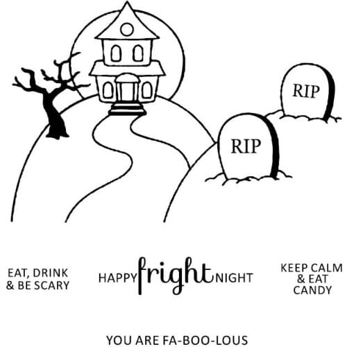 Snowy Clear Stamp Or stamp for DIY Scrapbooking/Card Making/Kids Fun Decoration SuppliesA104