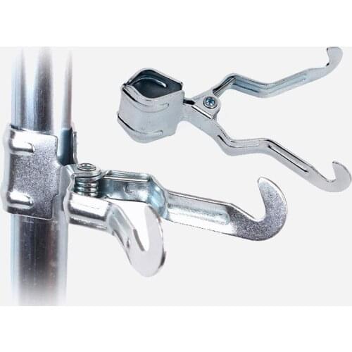 Outdoor multi-function clip camping lamp hanging paper towel pumping hook tent bracket accessories metal iron clip