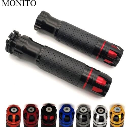 Universal 7/8 22MM CNC Motorcycle handle bar Caps Brake Handlebar Grip For Triumrh THRUXTON TIGER 800 1050 1200 XC/XCX/XR TT 600