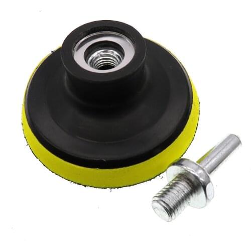1PCS 80mm Sanding Disc Sandpaper Grit With Backer Pad Drill Adapter For Cleaning And Polishing Durable Tool Brush