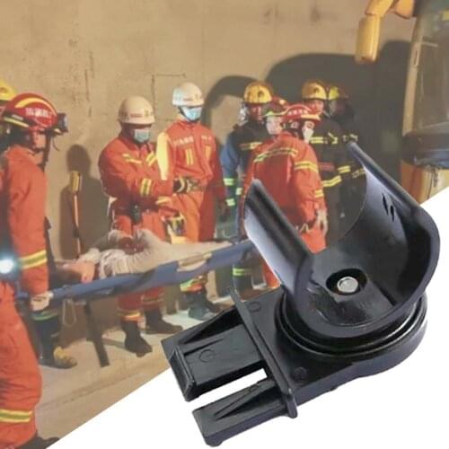 1pcs New Tactical Helmet Flashlight Holder Black Flashlight Holder Outdoor Climbing Accessories Helmet Flashlight Stents Headpie