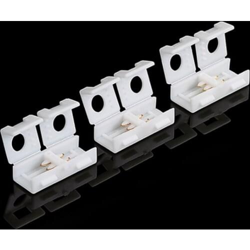 2 pin I shape Corner connector middle plug for 110V 220V 5050 2835 Single Color LED Strip