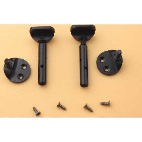 20 sets black alloy Violin Chin rest Clamp Screw 4/4-3/4 size violin accessories