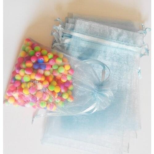 2000pcs Organza Bag 20x30cm Drawstring Pouch Wedding/birthday/christmas Gift Bags For Jewelry Packaging Display Bags Storage Bag