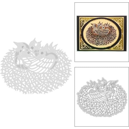 2020 New Animal Birds Nest Metal Cutting Dies and Fledgling Die Scrapbooking For Crafts Thank You Card Making No Stamps Sets