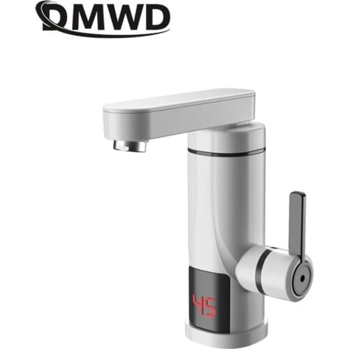 DMWD 3300W Household Electric Instant Heating Faucet Tankless water quickly heating tap Quick-heat Tap Water Heater LED display