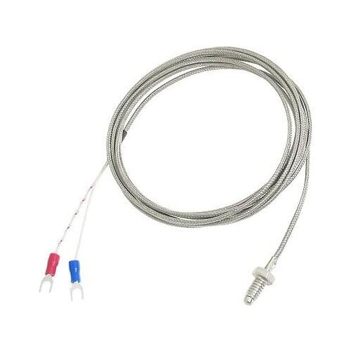 K Type 6mm Thread Thermocouple Temperature Measurement Sensor 2.7M