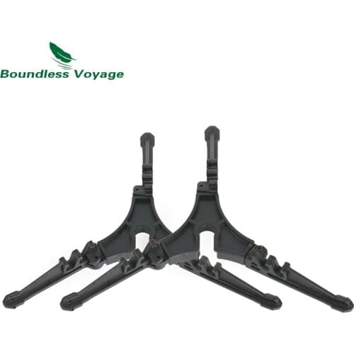 Boundless Voyage Outdoor Camping Gas Tank Fixed Bracket Oil Bottle Foldable Cylinder Tripod Holder Cooking Gas Bottle Support