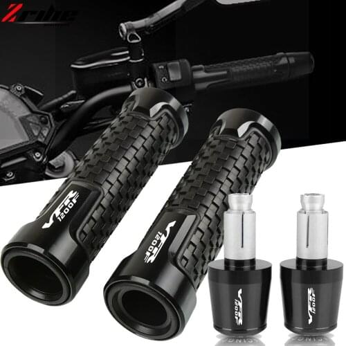 For HONDA VFR1200F VFR1200 VFR 1200 1200F 2010-2016 2015 Motorcycle CNC Handlebar Grip Ends 7/8" 22mm Anti-Slip Handle Bar Grip