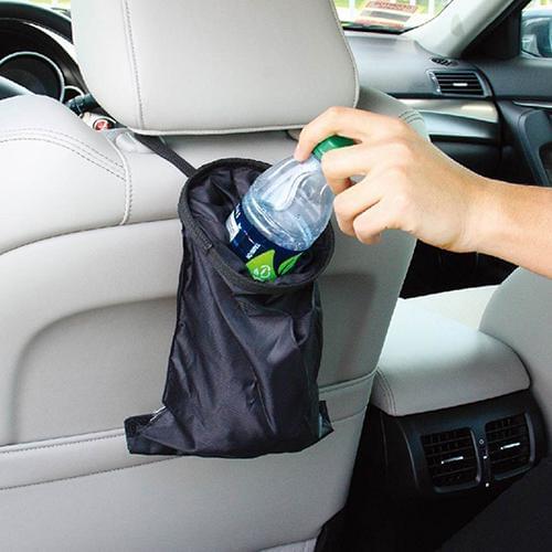 Elastic Open Design Car Back Seat Hanger Storage Garbage Bag Sorter Organizer