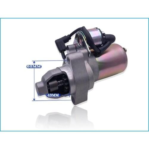 Electric Start Motor fits for 173F/GX240/GX270/177F 240cc~270CC 04 Stroke Gasoline Engines