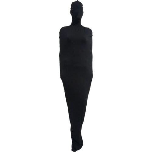 Unisex Fetish Zentai Suit Full Tight bodysuit Mummy bodybag Stage Props Sexy Adult Fancy Dress