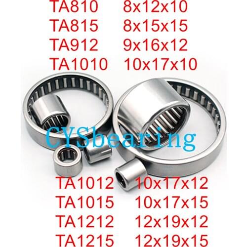 1pc TA810 TA815 TA912 TA1010 TA1012 TA1015 8x12x10 8x15x15 9x16x12 10x17x10 10x17x12 10x17x15 Needle Bearing