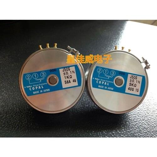 Imported COPAL potentiometer J50S-2K J50S 2K long-life ultra-high precision +- 0.1% switch