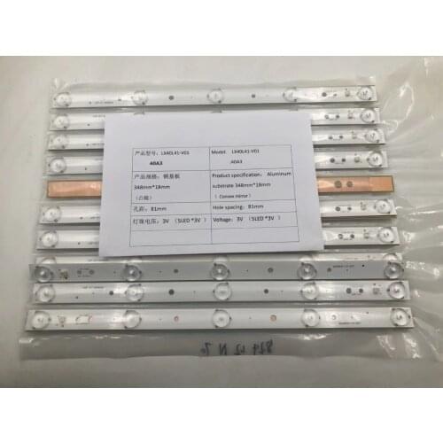 Kit 10 PCS 5LED(3V) 348mm LED backlight strip for 40A3 LX40L41-V01