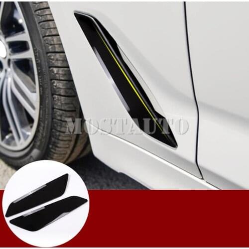For BMW 5 Series G30 ABS Fender Side Air Vent Outlet Cover Trim 2017-2020 2pcs Car Accessories Interior Car Decor Car Trim
