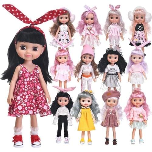 16inch 40cm Lovely Doll Baby Fashion Princess Girl Kids Toys Creative Gifts Christmas Birthday Gifts
