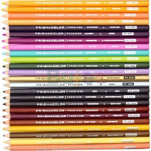 4pc Prismacolor Sanford Oil Colored Pencils Single Colors PC939-1003 Color Colores Lapices Art Pencils and Marker for Drawing