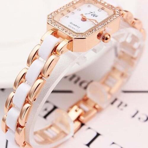 Fashion Brand Bracelet Watches Women Luxury Rose Gold Stainless Steel Wristwatches Ladies Dress Casual Quartz Clock Montre Femme