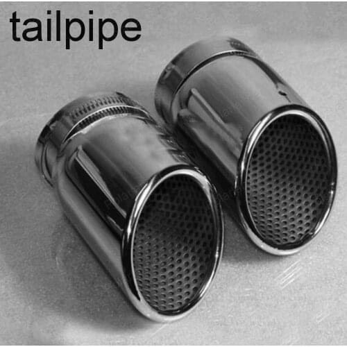 For Audi q5 a4 b8 Sedan 2.0t VW Tiguan 2009-2012 Tip Pipe tailpipe stainless steel Car Auto chrome Rear Exhaust Muffler