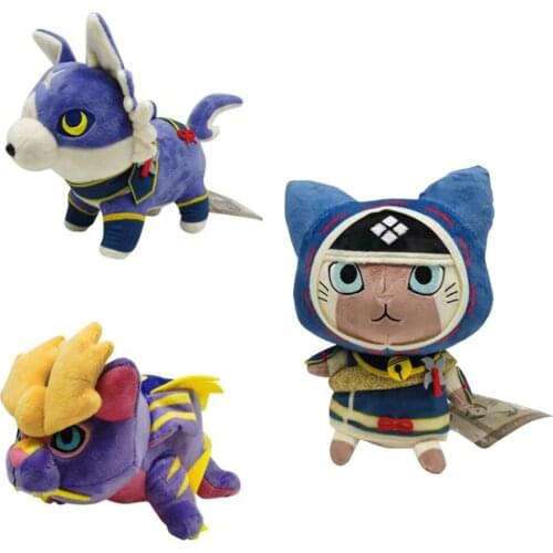 New Magai Magado Otomo Airou Otomo Palamute Garuku 9-10“23-25CM Plush Doll