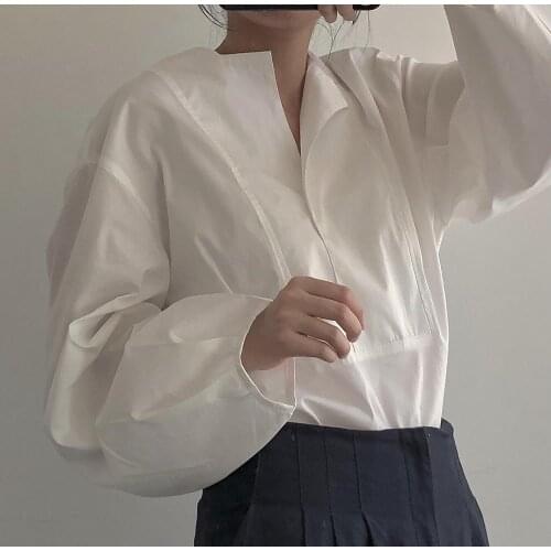Obrix Womens White Shirts
