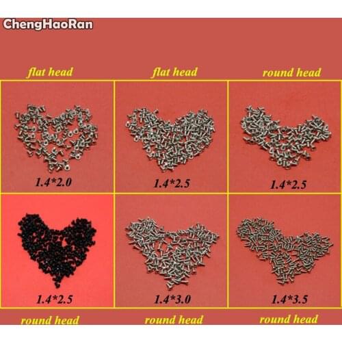 ChengHaoRan 1.4 series Full Set Screws for Antroid phone Smart phone chinese phone 1.4X2.0 2.5 3.0 3.5 Round/Flat head