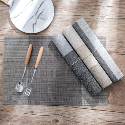 Non-slip Heat Insulation Wash-free Environmental Protection European-style Table Mat Kitchen Accessories Decoration Home