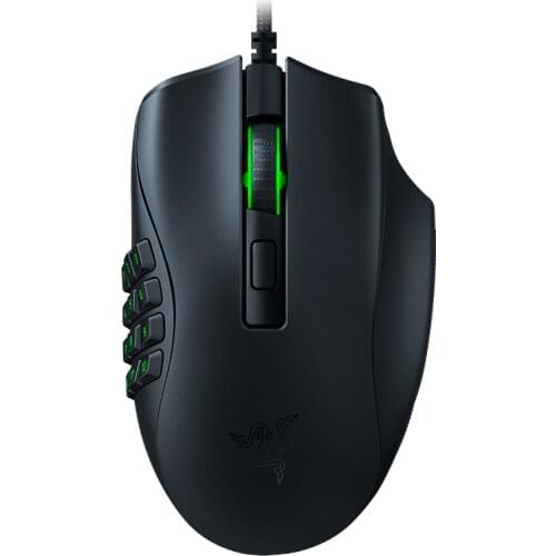 Razer Naga X Wired Gaming Mouse 18K DPI Optical Sensor 2nd-gen Optical Switch Chroma RGB Lighting 16 Programmable Buttons 85g