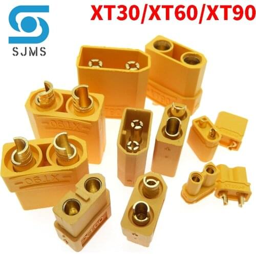 10pcs XT30 XT60 XT90 Male Female XT-30 XT-60 XT-90 Bullet Connectors Plugs For RC Lipo Battery Quadcopter Multicopter