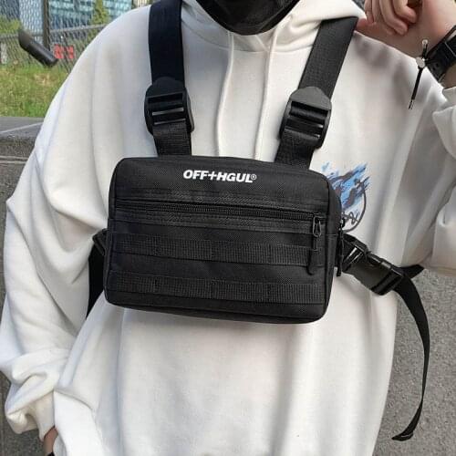 Tactical Chest Rig Bag Waist Pack Men Waterproof Cycling Chest Pouch Streetwear Travel Bullet Bags Women Tactical Vest Pack