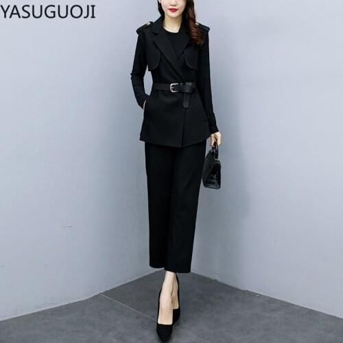 YaSuGuoJi Women's Trouser Suits With A Vest