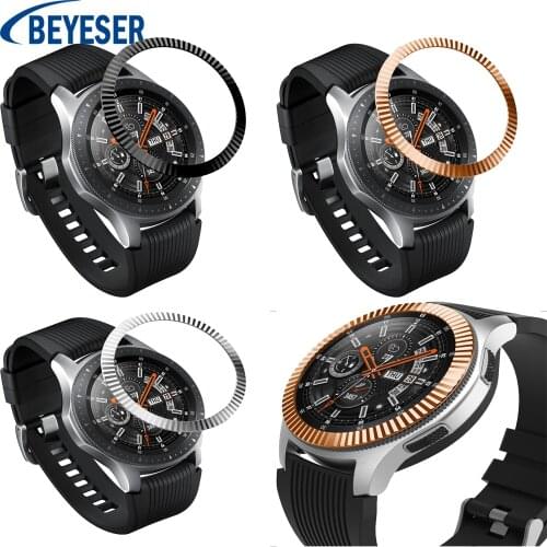 Bezel Ring Protection Circle Covering for Samsung Galaxy Watch 46mm/Gear S3 Frontier Anti Scratch Smart Bracelet Metal Ring Case