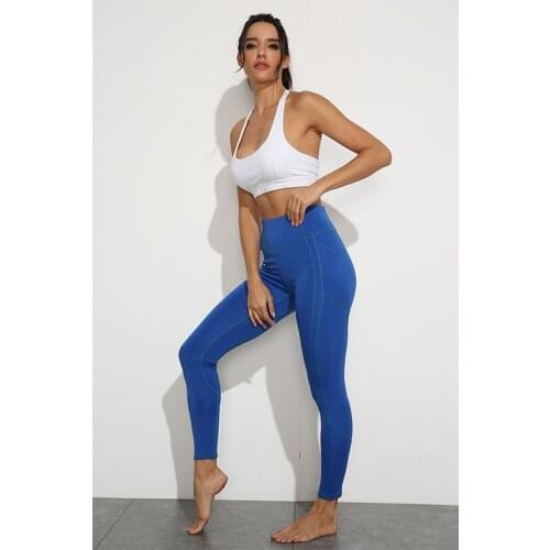 Women High Waist Sport Yoga Legging With Pockets Breathable Sweat Yoga Pants For Women Fitness Workout Training Scrunch Leggings