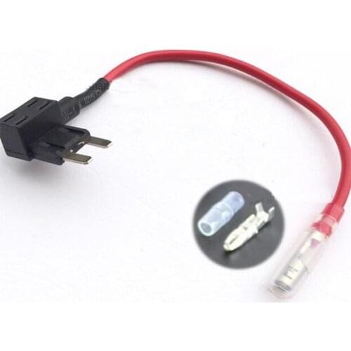 100pcs 16AWG Car Add-A-Circuit ATM APM Mini Fuse Tap ATR Fuse Adapter tap DUal Circuit Adapter Holder 12v Micro