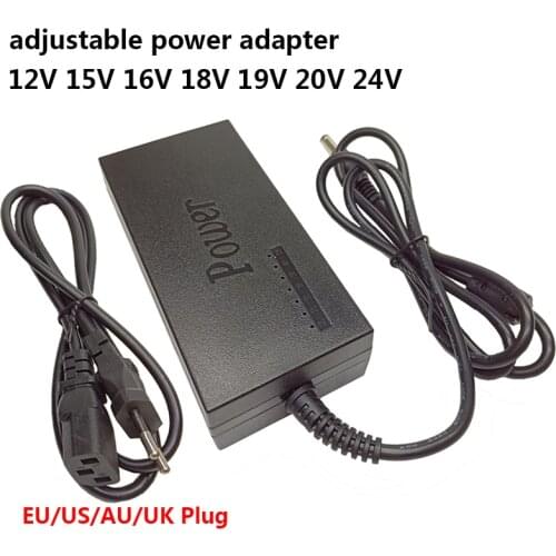 3V 4.5V 5V 6V 7.5V 8V 9V 10V 12V 10A AC DC Adaptor Adjustable Power Adapter Universal Power Supply 3-12V 10A 9-24V 5A 34pcs Jack