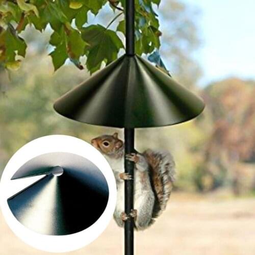 14 Inch Squirrel Baffle Easy to Install Plastic Anti-rust Wide Squirrel Guard for Bird Feeders